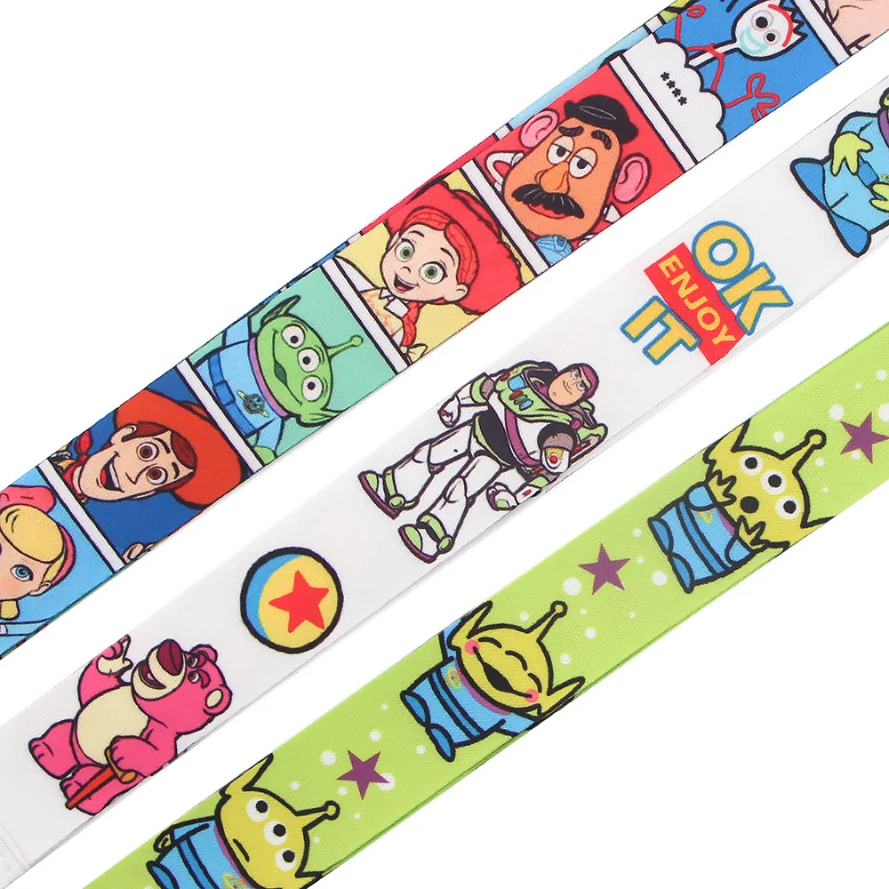 Key Chain Accessories LT842 Toy Story Kids Lanyard for Key Neck Strap lanyard Card ID Badge Holder Key Chain Holder Hang Rope Keyrings