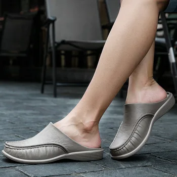 

Men Comfy Backless Slippers Casual Sandals Breathable Anti-slip for Summer Outdoor XIN-Shipping