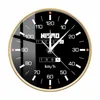 Motorsports Skyline 320km/h Tribute Speedometer Modern Design Wall Clock Driving Racing Artwork Car Dashboard Gauges Wall Watch 1