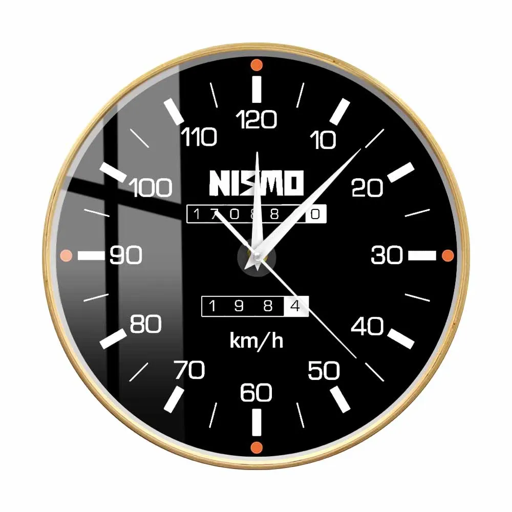 Motorsports Skyline – compteur de vitesse 320 km/h, horloge murale au  Design moderne, tableau de bord de voiture de course, jauge, montre murale  - AliExpress