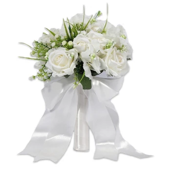 

Bride 'S Holding Flowers, Romantic Wedding Bouquet,Bridesmaid Wedding Photo Props