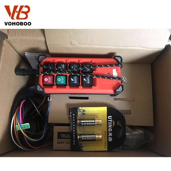 

220V 380V 110V 12V 24V Industrial remote controller switches Hoist Crane Control Lift Crane F21-E1B