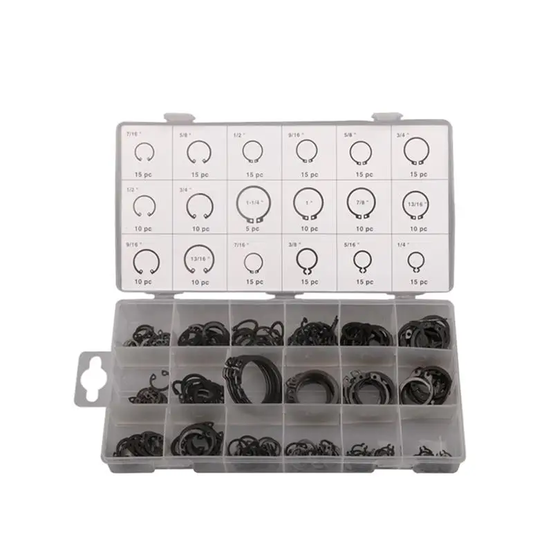 Retaining Circle C-clip Washers Snap Ring Internal Carbon Steel Assortment Kit | Обустройство дома
