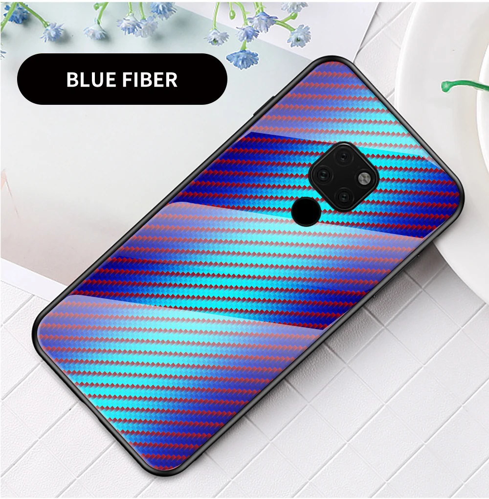 Чехол из закаленного стекла для huawei mate 20X5G, чехол из углеродного волокна с припоем, чехол для huawei mate 20X5G, Модный чехол для телефона