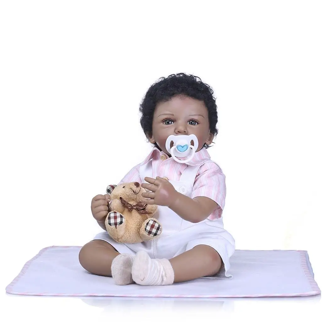 

Kids Soft Silicone Realistic With Clothes 2-4Years Reborn Pink Collectibles, Gift, Playmate Baby Doll