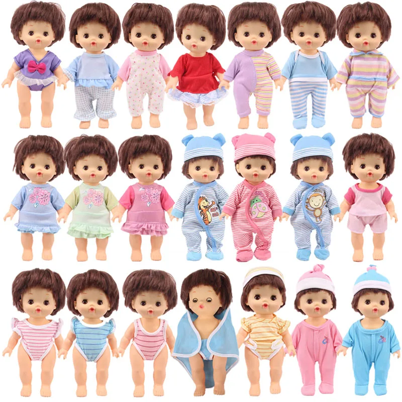 3 комплекта милая Одежда для кукол Пижама 25 см. Mellchan Baby Nenuco Doll y su Hermanita кукла