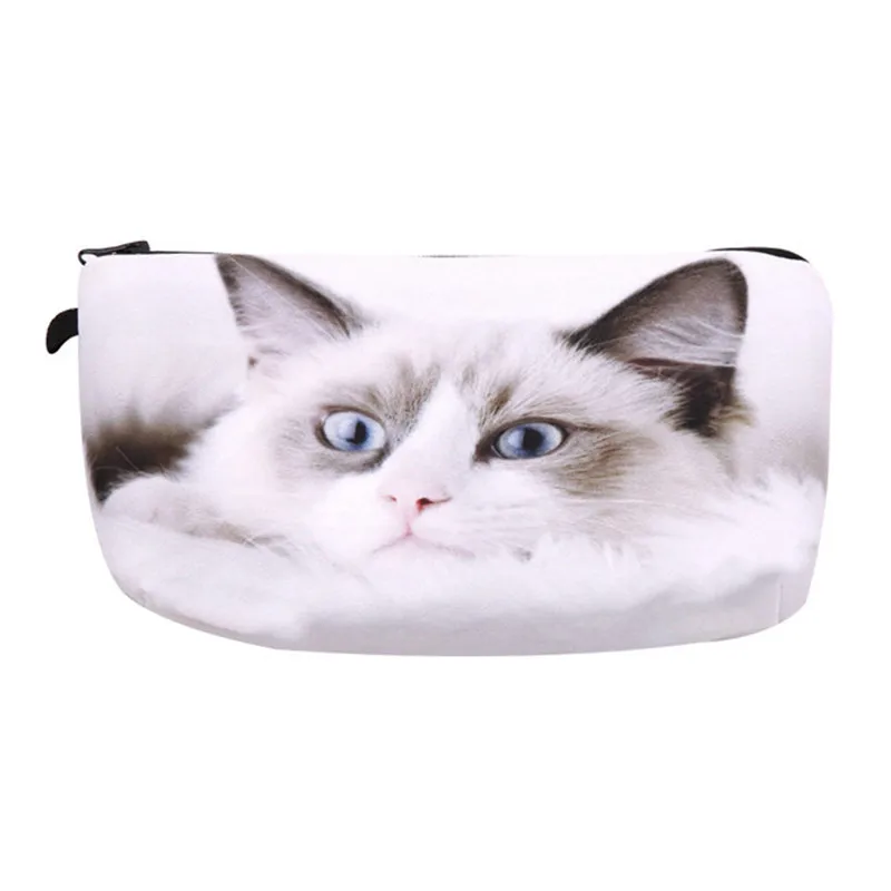 white style 5 Круглая косметичка с 3D принтом, мандала, цветы, косметичка, дорожная косметичка для хранения, женская косметичка, органайзер для туалетных принадлежностей, моющаяся сумочка - Цвет: white style 5