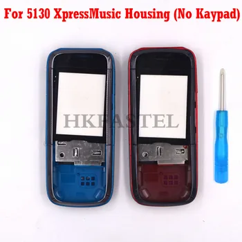 

For Nokia 5130 XpressMusic 5130XM New Mobile Phone Housing Cover Case ( No Keypad ) + Tool