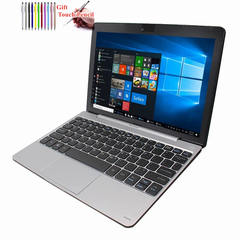 32-bit OS Windows 10 10.1inch 2in1 Tablet PC Z3735F Quad core 1280*800 IPS Ultra Slim 2GB+32GB Wifi With Pin Dock keyboard