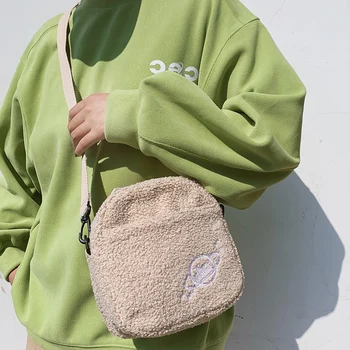 

Original Design College Student Lightweight Japanese Shoulder Bag & Lambskin Material Width 18cm Height 19cm Thickness 8cm