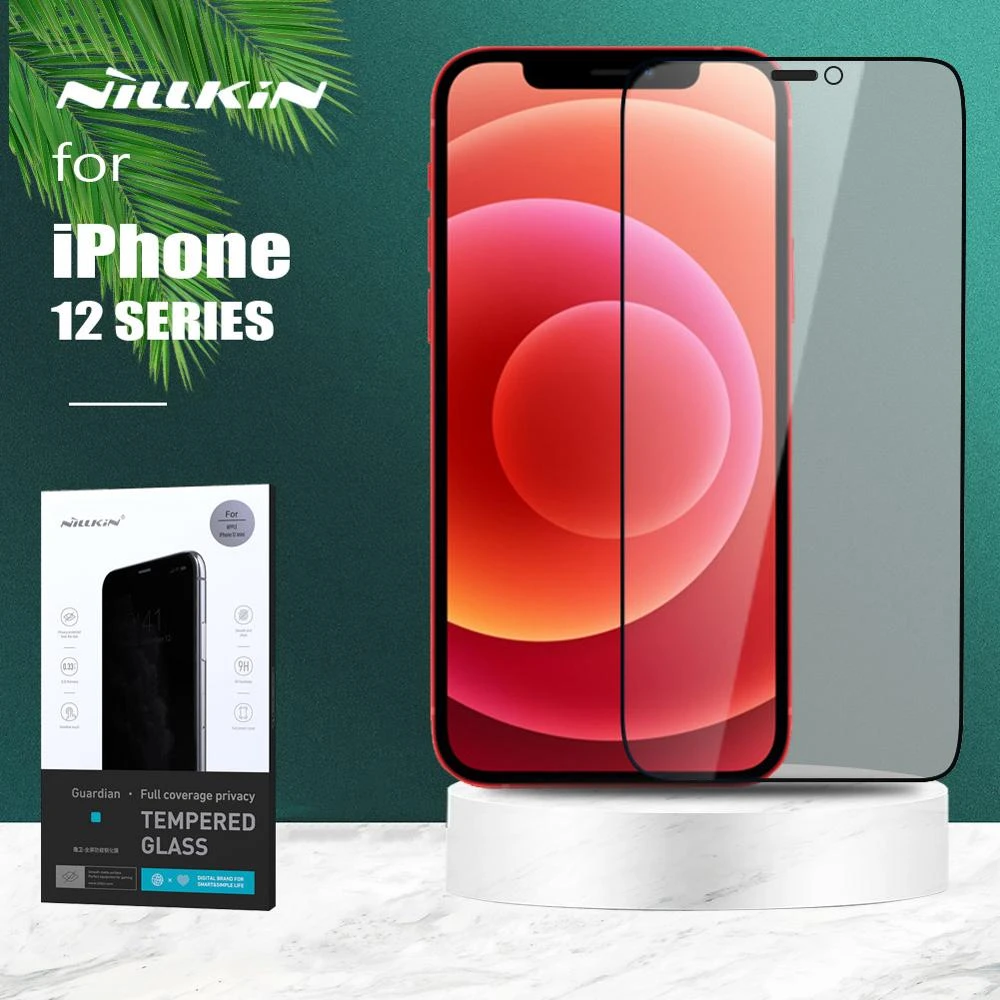 For Iphone 12 Pro Max Glass Nillkin Guardian Full Coverage Tempered Glass Privacy Screen Protector For Iphone 12 12 Pro 12 Mini Phone Screen Protectors Aliexpress