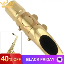Позолоченный альт саксофон мундштук металлический альт саксофон мундштук 6 для воспроизведения классической музыки