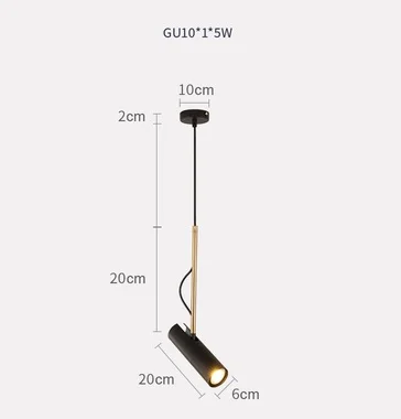 Flat plate Black LukLoy подвесной светильник для кухни, прикроватный подвесной светильник, светодиодный точечный светодиодный светильник, регулируемый светильник - Цвет корпуса: Flat plate Black