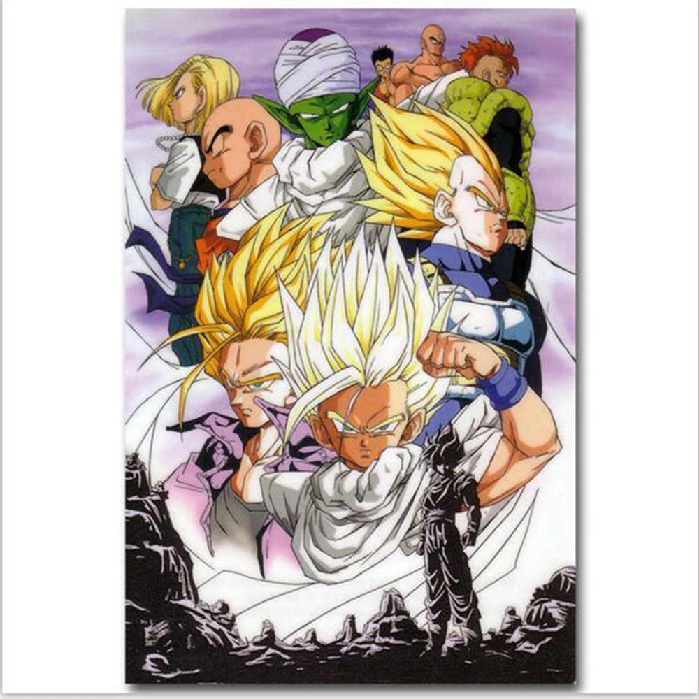 Japanese Anime Dragon Ball Goku Poster Picture Modular HD 5D Diamond Pattern Rhinestone Diamond Painting Cross Stitch Embroidery