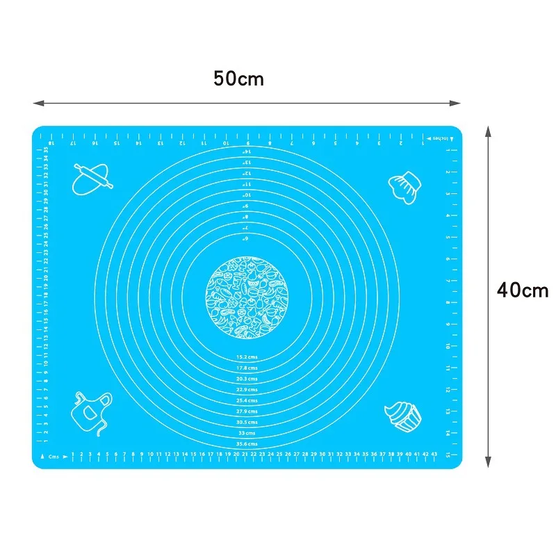 Silicone Pastry Mat, Non-stick Baking Mat, Counter Mat, Pastry Board  Rolling Dough Mats, For Bread, Candy, Cookie Making, Baking Tools, Kitchen  Gadgets, Kitchen Accessories - Temu