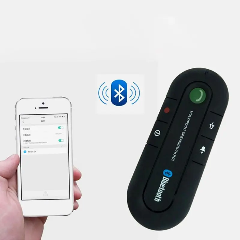 Портативный автомобильный козырек бортовой Bluetooth динамик телефон Громкая связь