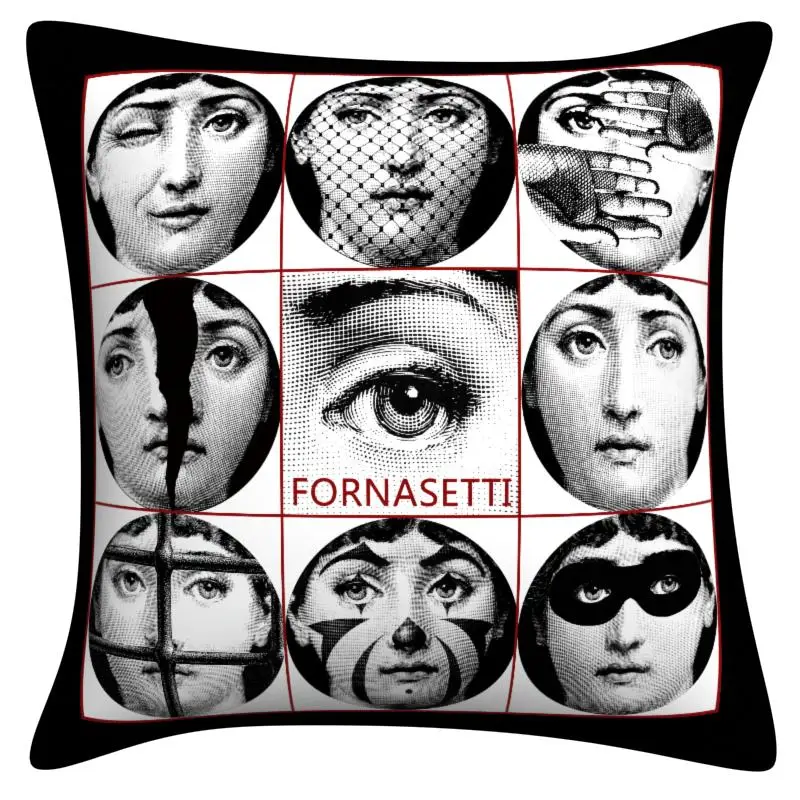 77 Льна Fornaseti льняная Подушка Чехол Funda Almohada любовь наволочки пледы Yastik килифи один постельные принадлежности Zara* женские домашние Гринч - Цвет: 77