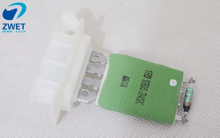 ZWETCar AC Heater Fan Blower Motor Tandem Resistor Regulator For VW air conditioning speed resistor ForJetta MK5 MK6/1K0 959 263