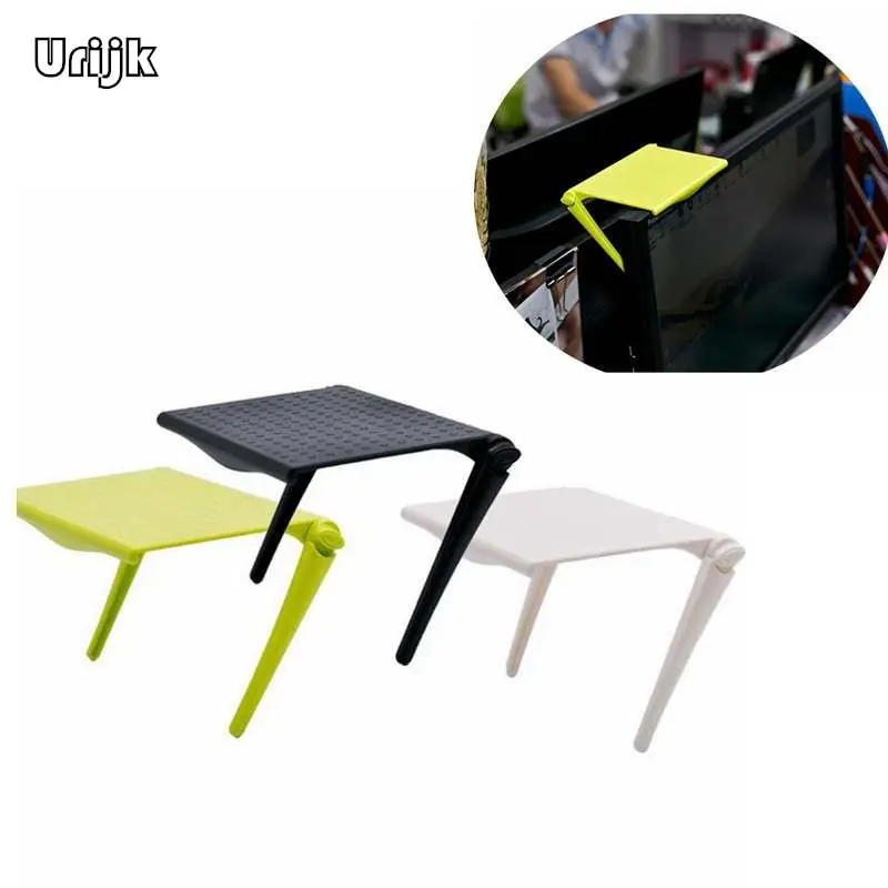 

1pc Office Storage Rack Clip Computer Screen Table Desk Accessories Organizer for Cosmetics Shelf Home Office Organizer