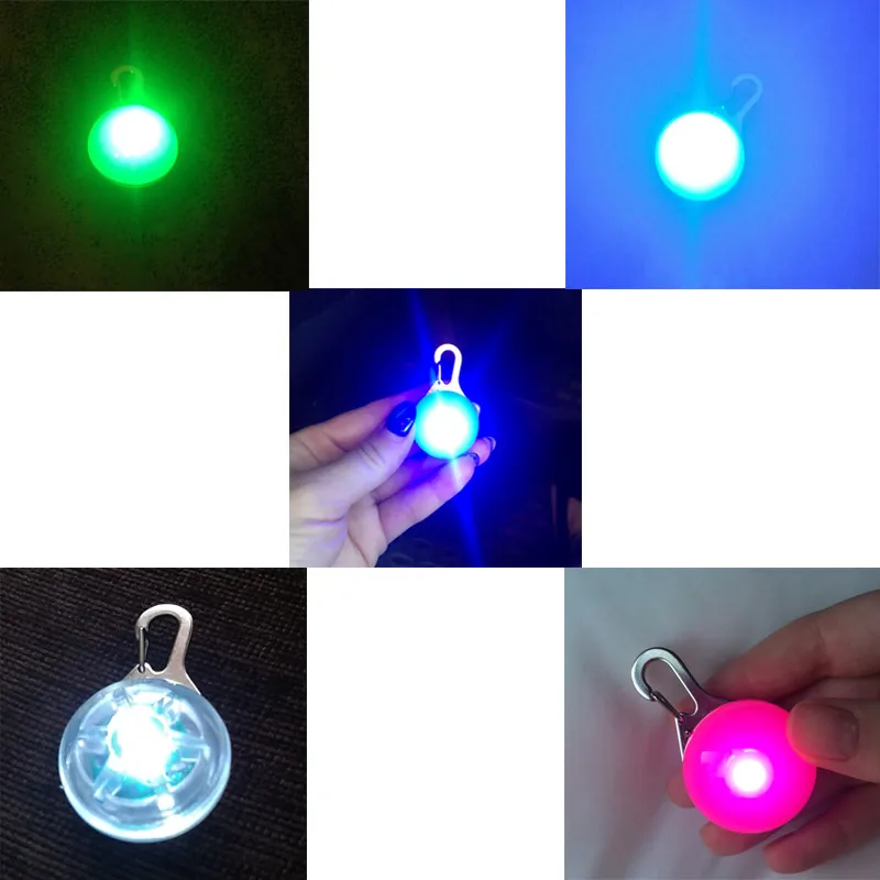 Pet Night Safety LED Flashlight Cat Dog Collar Leads Lights Glowing Pendant Necklace Pet Luminous Bright Glowing Collar in Dark1