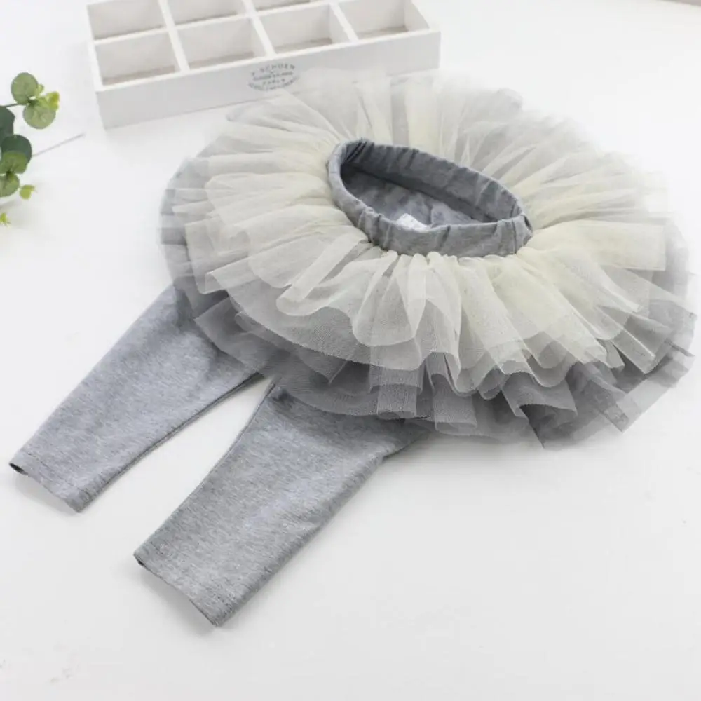 Summer Girl's Skirts Pants Gradient Ramp Cotton Leggings Toddler Baby Cute Princess Tutu Skirt South Korea Children Pantskirt