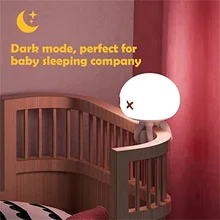 

Quitamiedos Medusa Cute Silicone Touch Lamp Baby Room Decoration Night Light Kids Birthday Gift Usb Charging Nursing Lighting