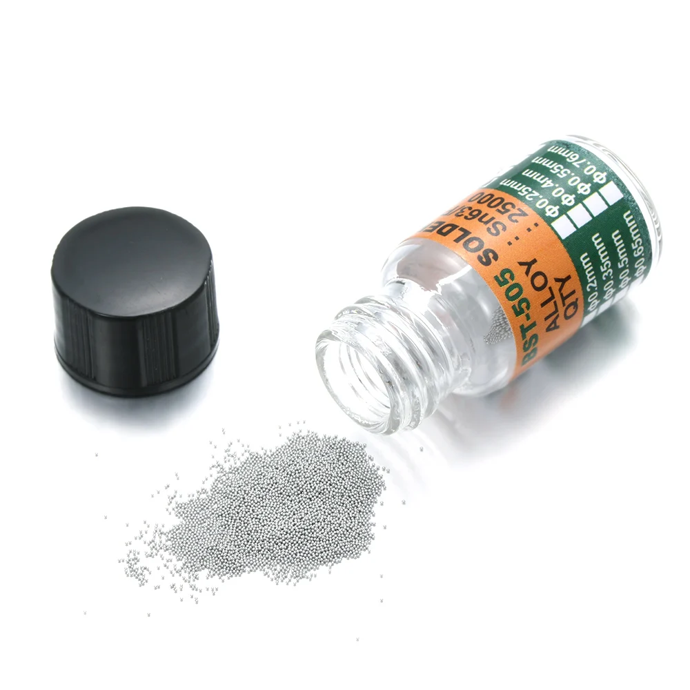 

1 Bottles BGA Reballing Balls Leaded For IC Chip Soldering Accessories Rework Repair Tools Sn63/Pb37 Welding Fluxes Tin Material