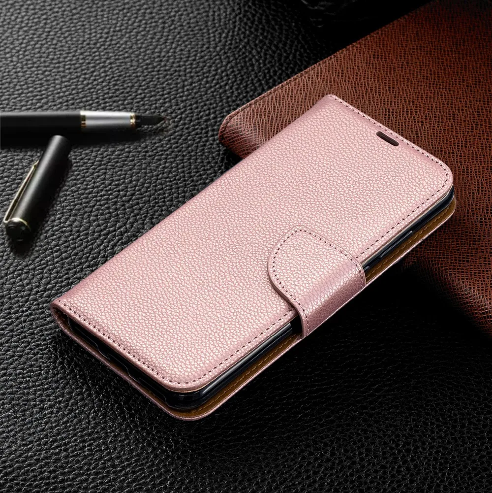 Huawei Y6(2019) Flip case on for Huawei Y6 2019 cover pu leather book wallet coque for Huawei Y 6 2019 Y6 Prime 2018 phone case silicone case for huawei phone