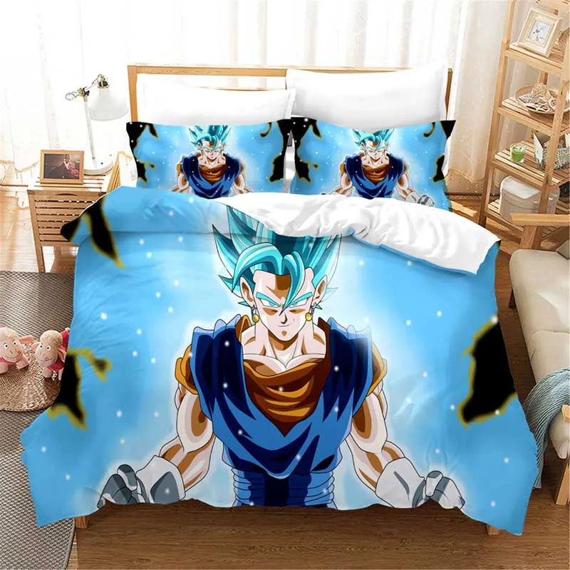 Набор постельного белья с рисунком Dragon Ball Z, пододеяльники, наволочки, аниме, Вегета IV, постельные принадлежности, постельное белье с рисунком, постельное белье - Цвет: 13