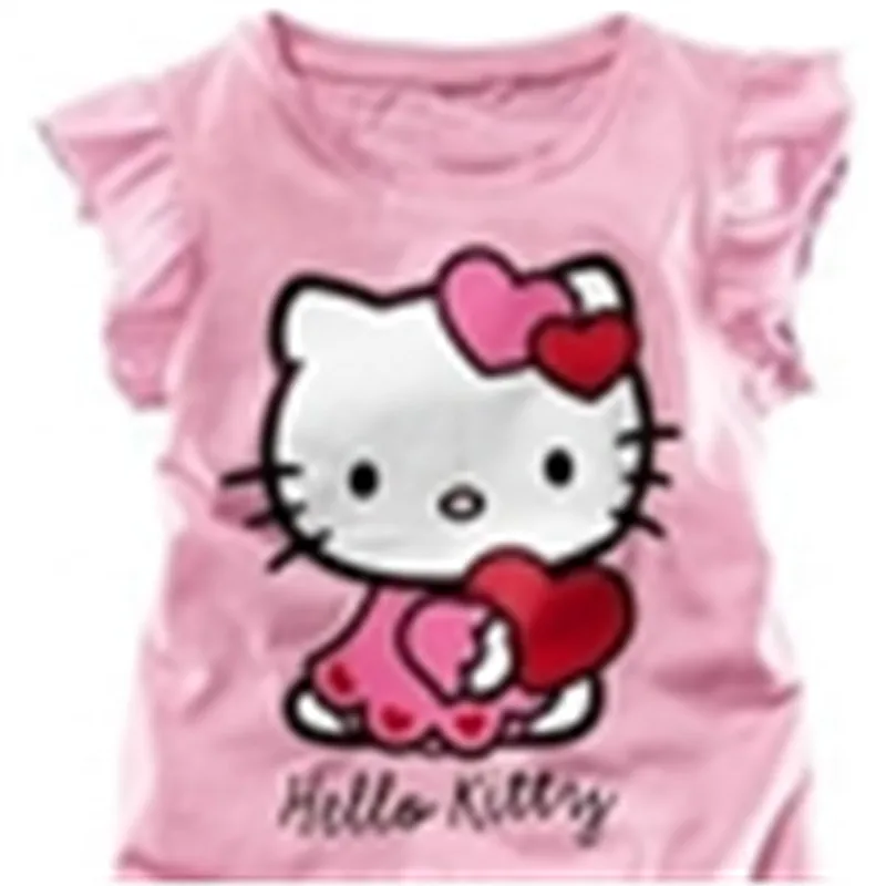 COSPOT/футболка с длинным рукавом для маленьких девочек «hello kitty»; летняя и Весенняя футболка для девочек; милые футболки для девочек; Новинка года; 30 - Цвет: Фиолетовый