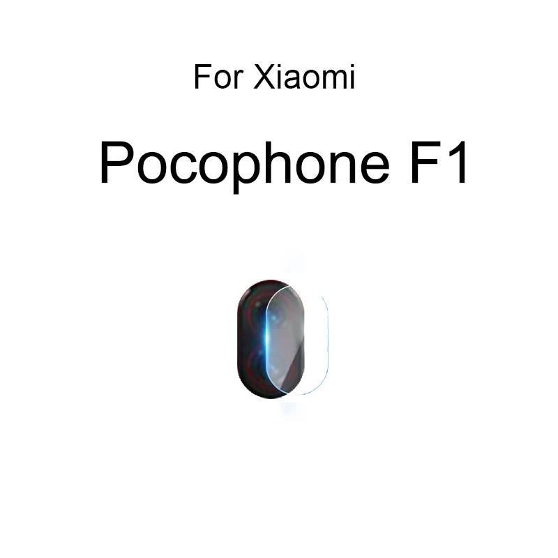 3-в-1 чехол+ Камера ззащитное стекло на Покофон Ф1 стекло Xiaomi Pocophone F1 Экран Защитная линза стекло Покофон Ф1 стекло xiaomi pocophone f1 Камера стекло 6,18" - Цвет: Camera Glass Only