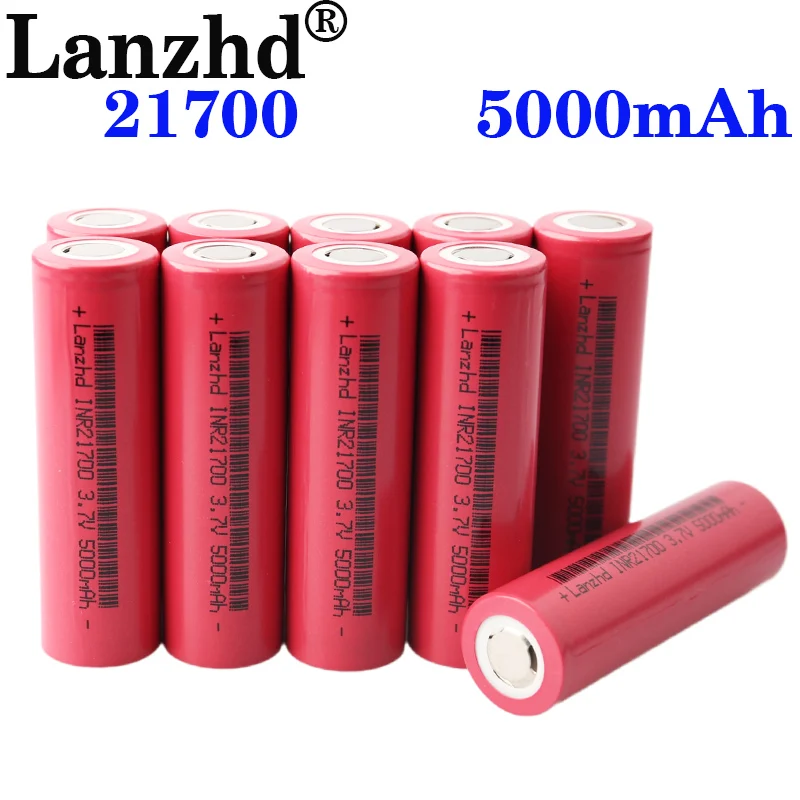 8 24 шт. 21700 аккумуляторная батарея 5000 мАч литий ионные батареи 3 7 в 5C Power Battery forelectric