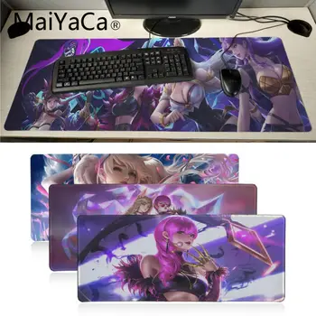 

MaiYaCa League of Legends girl band K DA Akali Ahri girl Mouse Mat Pad gaming mouse pad xl Keyboard Laptop PC notebook desk pad