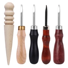 

4 Styles 1.0 Mm Sharp Leather Edge Beveling Machine With Polishing Sticks For Leather Scraping Beveling Knife Hand Leather Craft