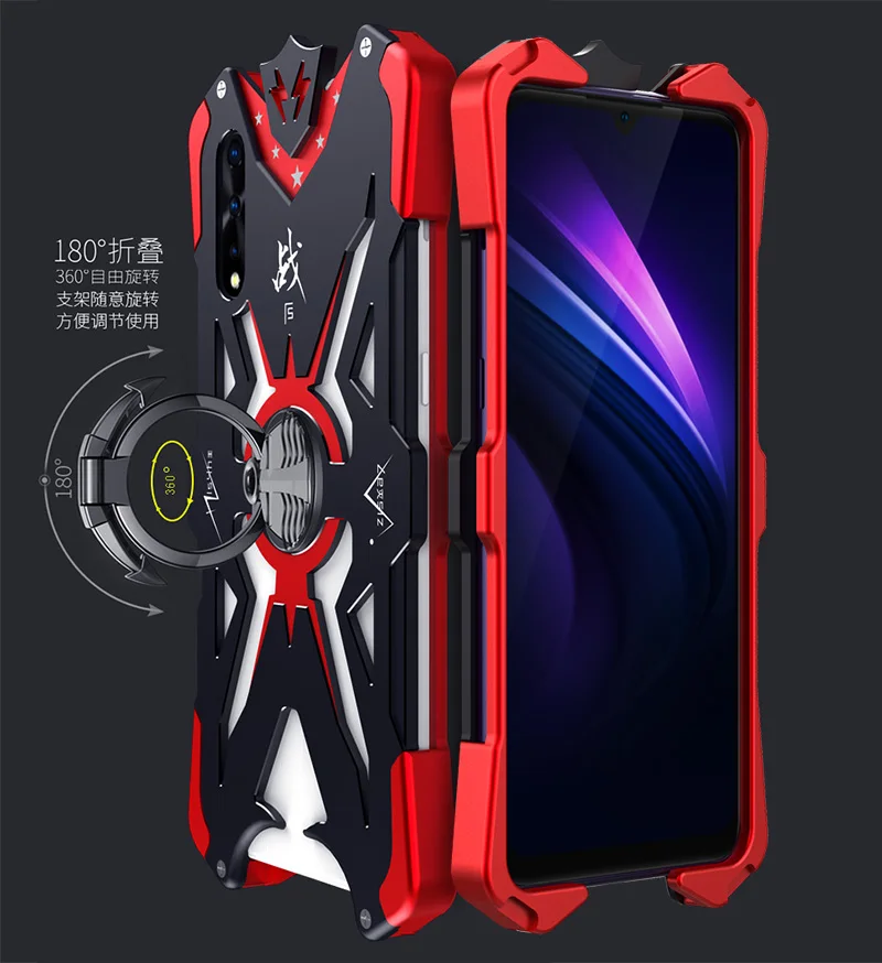 Vivo V17 Neo чехол 6,3" Роскошный Тор сверхмощный Броня цельнометаллический алюминиевый сплав чехол для телефона Vivo iQOO Neo Z5 Y7s Z1x S1 чехол