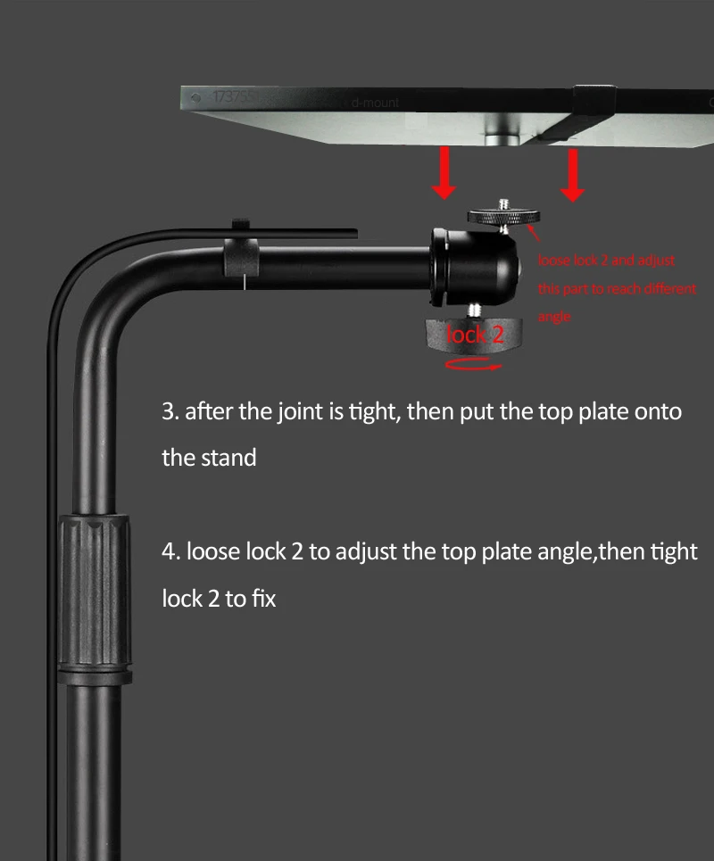 Monopé universal para projetor, suporte para laptop