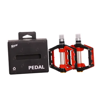 

Mountain Bike Ultralight Pedal Aluminum Alloy Flat Platform 2 Bearing Shock Absorption Outdoor Cycling Bicycle Accessories