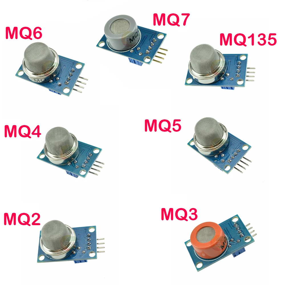 MQ-2 / MQ-3 MQ-4 MQ-5 MQ-6 MQ-7 MQ-135 модуль датчика угарного газа для Arduino Mega 2560 A123 | Электронные