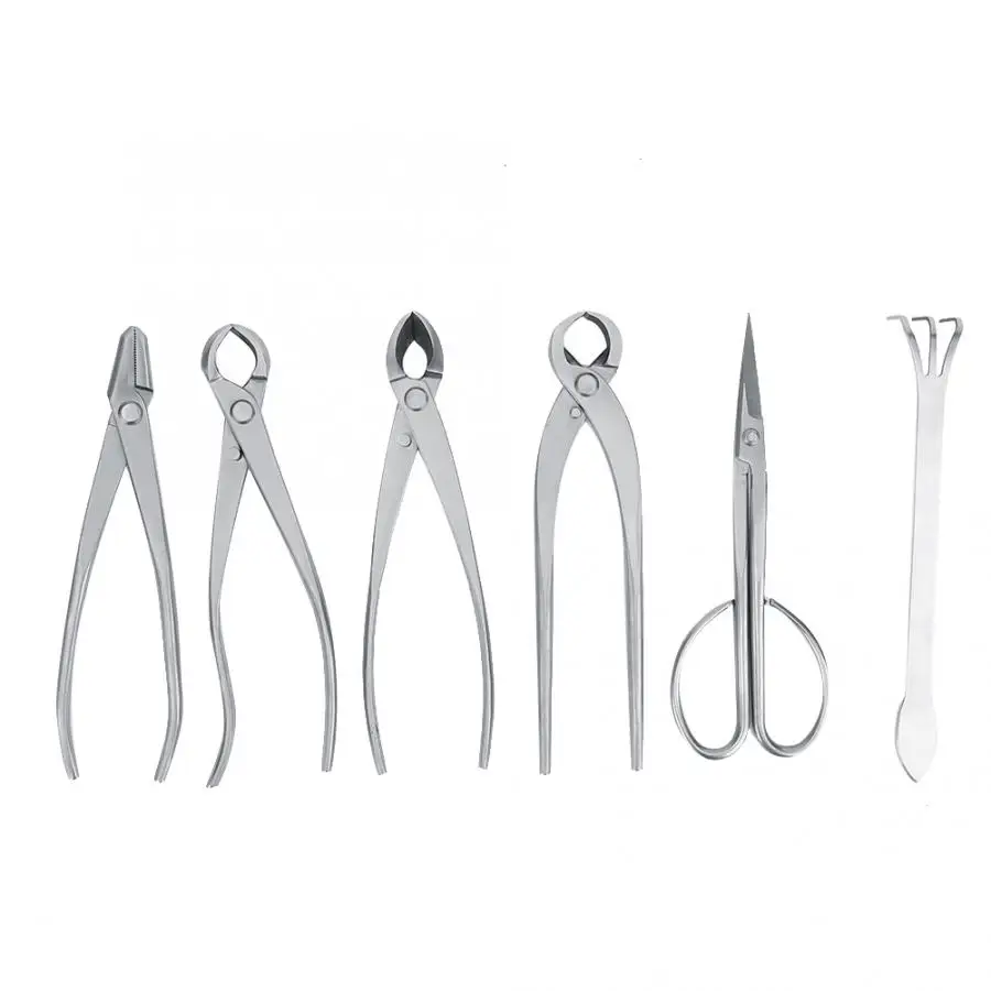 

4-6pcs Scissor Pruning Tools Bonsai Garden Plant Tree Scissors Trimming Cutting Tool Set with Storage Bag Garden Hand Tools