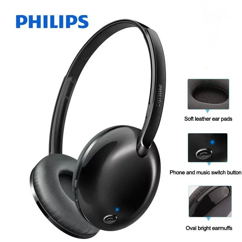 Philips Wireless Headset SHB4405 with Bluetooth 4.1 Lithium polymer Volume Control for Iphone X Galaxy Note 8 Official Test | Электроника