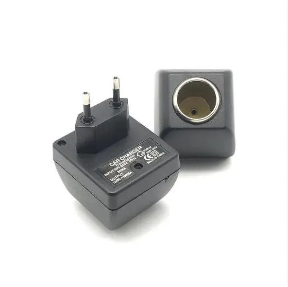 

EU 220V To 12V 6W Car Charger Cigarette Lighter Socket Power Adapter 220V Main Plug To 12V Car Accessories