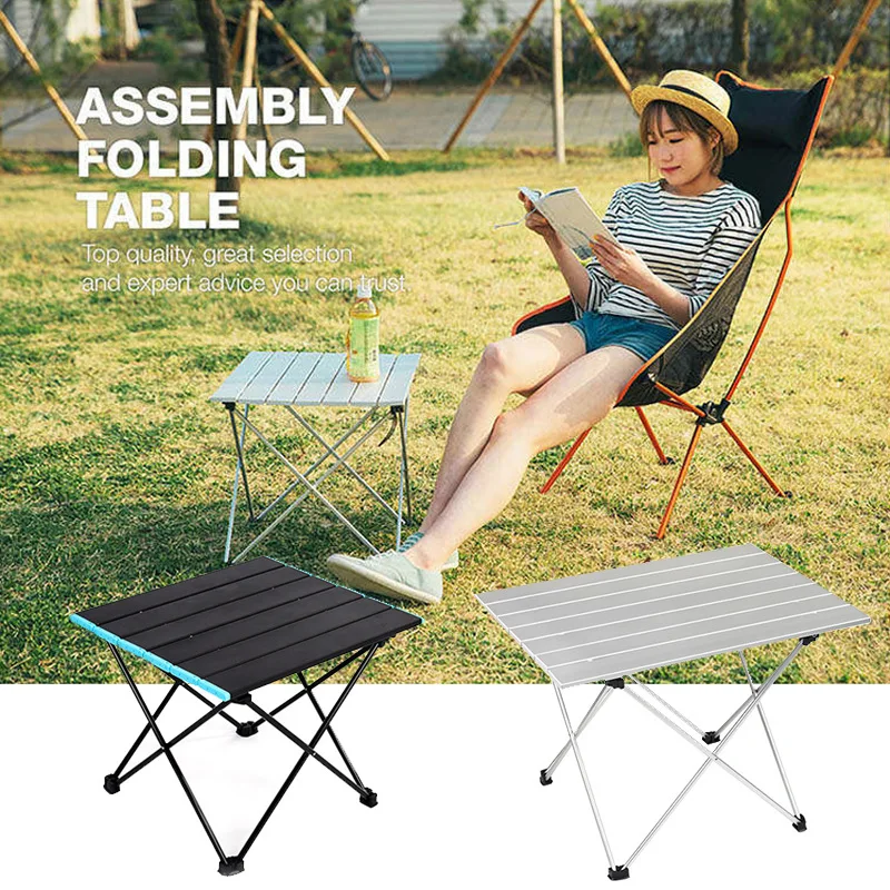 Outdoor Furniture Camping Picnic Folding Table Aluminum Portable BBQ Tea Table 