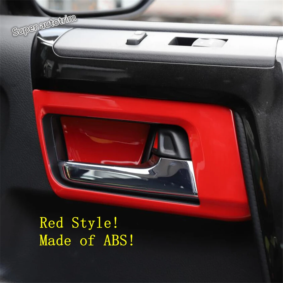 

Lapetus Inner Door Handle Hand-clasping Bowl Frame Cover Trim A Set Fit For Toyota 4Runner 2010 - 2019 ABS Accessories Interior