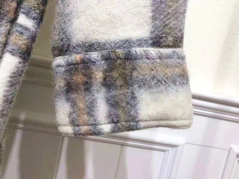 2021 Autumn / Winter Coats & Jackets Large Shape Brushed Pocket Wool