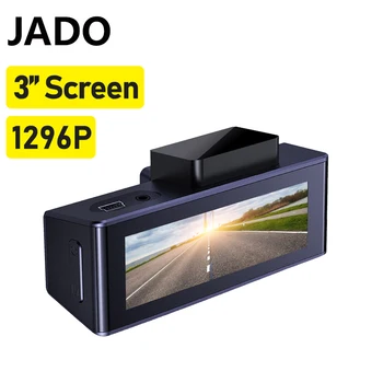 

JADO D320 Car DVR Camera Dash Reverse Camera Monitor IPS Color Screen Dash Cam 24H Parking Monitor Driving Camera 1296P Full HD