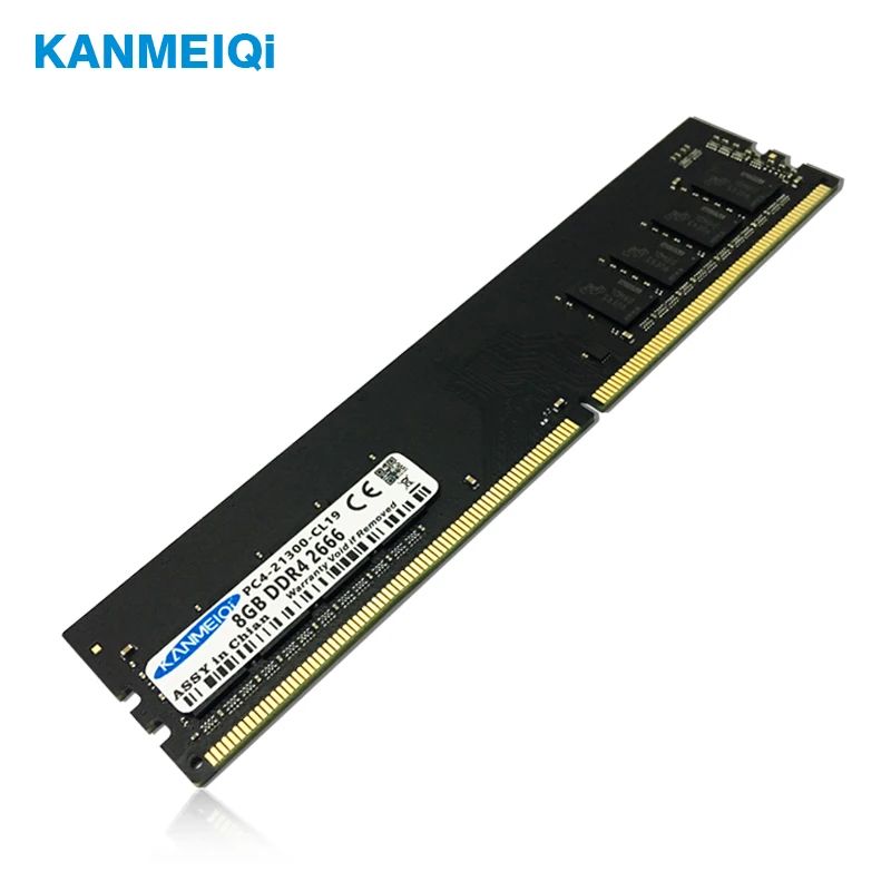 KANMEIQi DDR4 4GB 8GB 16gb Memory RAM Memoria Module Computer Desktop DDR3 2g4g 8g 1333Mhz1600Mhz DIMM Compatible with Intel AMD