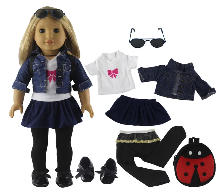בגדים ואביזרים לבובה אמריקאית 18 Doll Clothes Accessories American