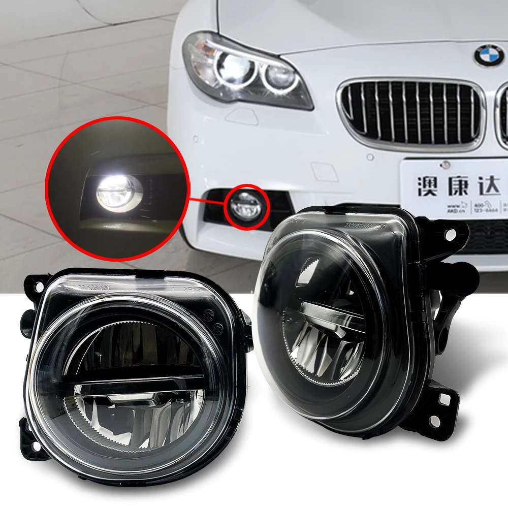 

Для BMW 5 серии F07 F10 F11 LCI 528i 535i 550i 2014-2016 светодиодные противотуманные фары светильник ры автомобильный Стайлинг передние противотуманные фары