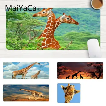 

MaiYaCa New Design Animal Giraffe Comfort Mouse Mat Gaming Mousepad Laptop Gaming Lockedge Mice Mousepad