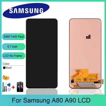 

Original 6.7'' LCD For Samsung Galaxy A80 SM-A80 A805 A90 A905 LCD Display Touch Screen Digitizer Assembly Replacement + Gifts